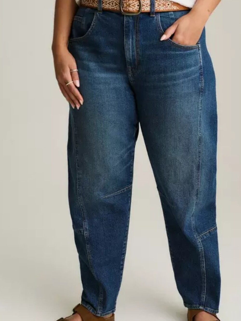 Torrid Festi High-Rise Blue Barrel Women’s Jeans, SZ 10, NWOT
